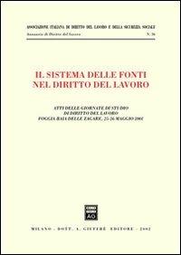 Il sistema delle fonti nel diritto del lavoro. Atti delle Giornate di studio di diritto del lavoro (Foggia, 25-26 maggio 2001)  - Libro Giuffrè 2002, Ass. italiana dir. del lavoro e sic. soc. | Libraccio.it