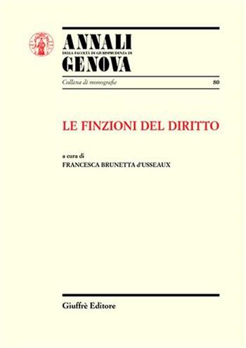 Le finzioni del diritto  - Libro Giuffrè 2002 | Libraccio.it