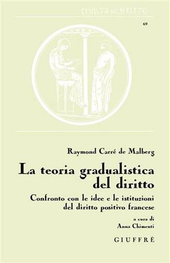 La teoria gradualistica del diritto - Raymond Carrè de Malberg - Libro Giuffrè 2003, Civiltà del diritto | Libraccio.it
