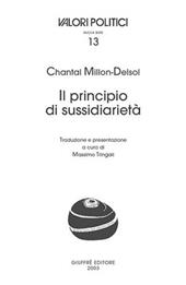 Il principio di sussidiarietà