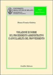 Violazione di norme sul procedimento amministrativo e annullabilità del provvedimento