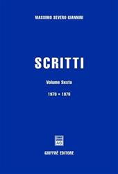 Scritti. Vol. 6: 1970-1976.
