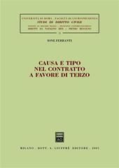 Causa e tipo nel contratto a favore di terzo