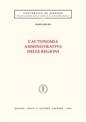 L' autonomia amministrativa delle regioni