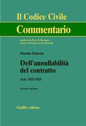 Dell'annullabilità del contratto. Artt. 1425-1426