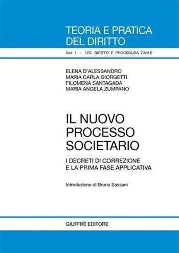 Il nuovo processo societario. I decreti di correzione e la prima fase applicativa  - Libro Giuffrè 2006, Teoria pratica dir. I: dir. e proc. civ. | Libraccio.it