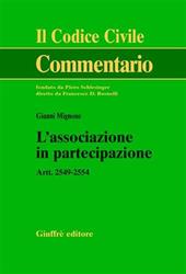 L' associazione in partecipazione. Artt. 2549-2554