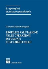 Profili di valutazione nelle operazioni di fusione: concambio e Mlbo
