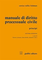 Manuale di diritto processuale civile. Principi