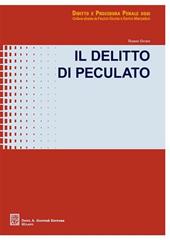 Il delitto di peculato