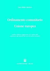 Ordinamento comunitario e Unione Europea