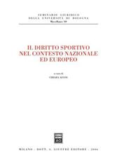 Il diritto sportivo nel contesto nazionale ed europeo