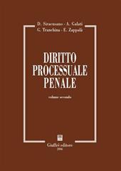 Diritto processuale penale. Vol. 2