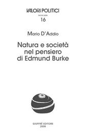 Natura e società nel pensiero di Edmund Burke