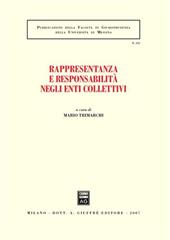 Rappresentanza e responsabilità negli enti collettivi. Atti del Convegno (Messina, 29-30 settembre 2006)