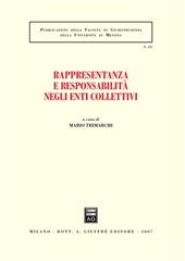 Rappresentanza e responsabilità negli enti collettivi. Atti del Convegno (Messina, 29-30 settembre 2006)