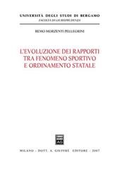 L' evoluzione dei rapporti tra fenomeno sportivo e ordinamento statale