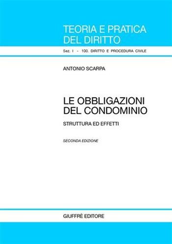 Le obbligazioni del condominio. Struttura ed effetti - Antonio Scarpa - Libro Giuffrè 2007, Teoria pratica dir. I: dir. e proc. civ. | Libraccio.it