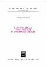 La tutela penale degli obblighi di assistenza familiare - Elisabetta Antonini - Libro Giuffrè 2007, Studi senesi. Quaderni | Libraccio.it