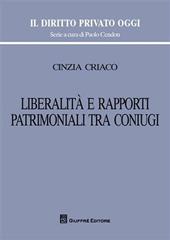 Libertà e rapporti patrimoniali tra coniugi