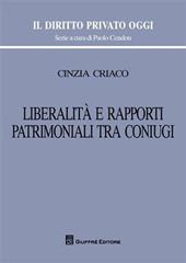 Libertà e rapporti patrimoniali tra coniugi