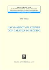 L' avviamento in aziende con carenza di reddito