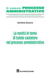 Le novità in tema di tutela cautelare nel processo amministrativo