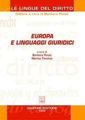 Europa e linguaggi giuridici