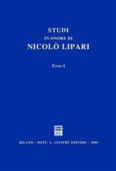 Studi in onore di Nicolò Lipari