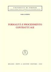 Formalità e procedimento contrattuale