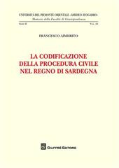 La codificazione della procedura civile nel Regno di Sardegna