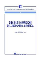 Discipline giuridiche dell'ingegneria genetica