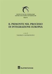 Il Piemonte nel processo di integrazione europee