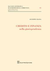 Credito e finanza nella giurisprudenza