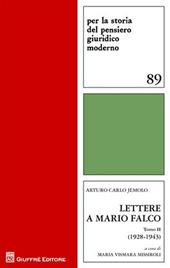 Lettere di Mario Falco. Vol. 2: (1928-1934).