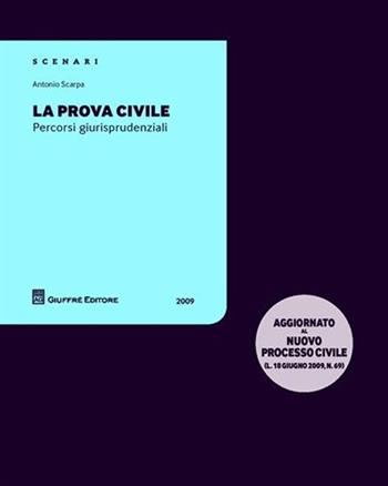 La prova civile. Percorsi giurisprudenziali - Antonio Scarpa - Libro Giuffrè 2009 | Libraccio.it