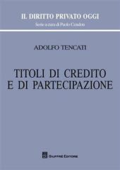 Titoli di credito e di partecipazione
