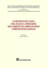 La fruizione dell'acqua e del suolo e la protezione dell'ambiente tra diritto interno e principi sovranazionali