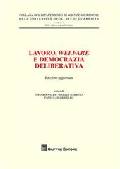 Lavoro, welfare e democrazia deliberativa