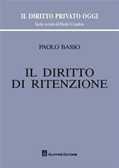 Il diritto di ritenzione
