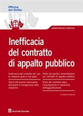 Inefficacia del contratto di appalto pubblico