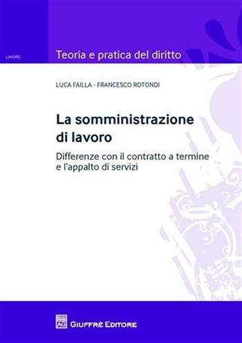 La somministrazione di lavoro. Differenze con il contratto a termine e l'appalto di servizi - Francesco Rotondi - Libro Giuffrè 2012, Teoria e pratica del diritto. Lavoro | Libraccio.it