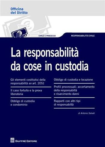 La responsabilità da cose in custodia - Antonio Salvati - Libro Giuffrè 2012, Officina. Civile e processo | Libraccio.it