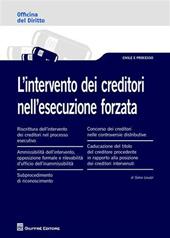 L'intervento dei creditori nell'esecuzione forzata