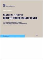 Diritto processuale civile. Manuale breve