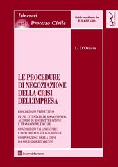 Le procedure di negoziazione della crisi dell'impresa