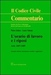 L' orario di lavoro e i riposi. Artt. 2107-2109