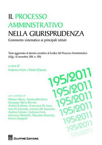 Il processo amministrativo nella giurisprudenza. Commento sistematico ai principali istituti  - Libro Giuffrè 2012 | Libraccio.it