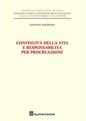 Continuità della vita e responsabilità