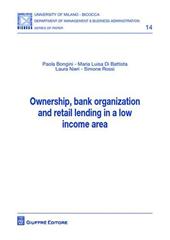 Ownership, bank organization and retail lending in a low income area